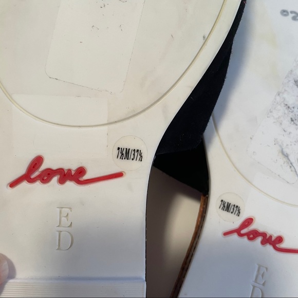 ED by Ellen Black Knot Sandals 7.5 - Picture 7 of 7